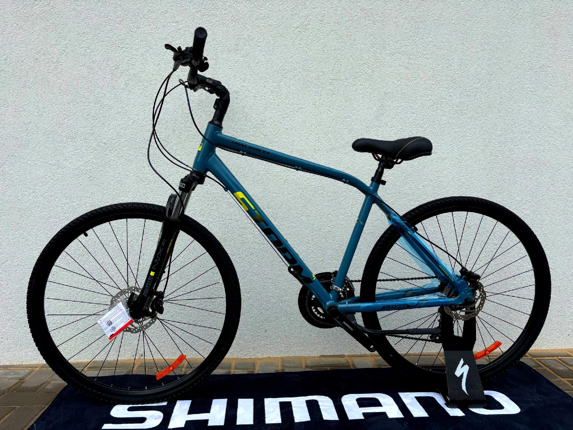 Rower crossowy Storm CROSS AERO 3.0 rama 19 cali koło 28  czarny